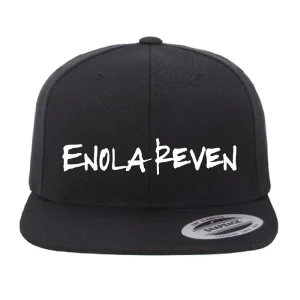 Enola Reven Logo Snapback – White